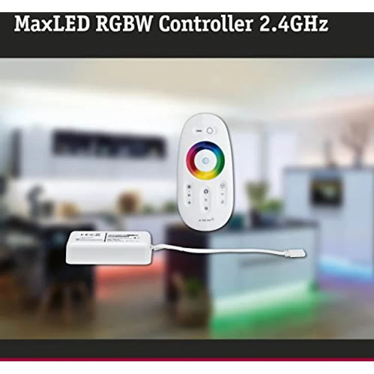 Paulmann 79797 Stripe MaxLED RGBW Controller max. 144 Watt dimmbar Lichtband Weiß Lichtstreifen Kunststoff LED Band – Bild 3