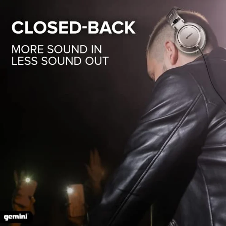 GEMINI DJX-500 DJX 500 DJ-Kopfhörer – Bild 3