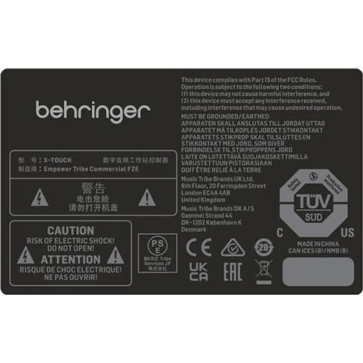 Behringer X-Touch Universeller DAW Remote Controller Studio-und Live-Anwendungen – Bild 8