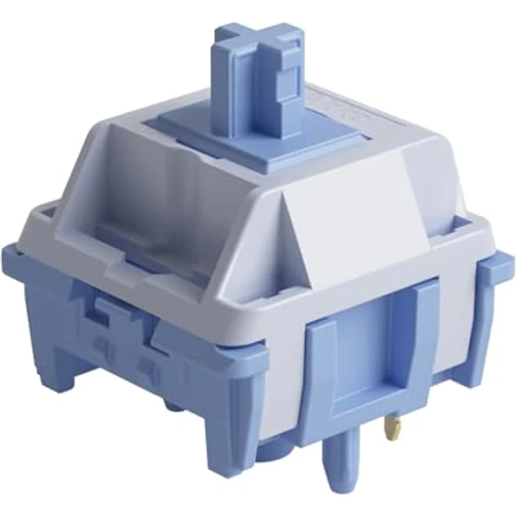 Akko Creamy Cyan Switches, mechanisch, 5-Pin, clicky, MX-Stem, 50g - 45 Stück – Bild 1
