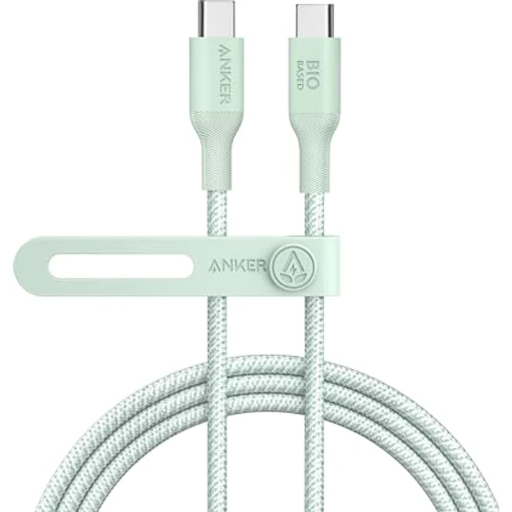 Anker USB-C 544 Kabel, 1,8 m, Grün - Hochwertiges USB-Kabel für schnelle Datenübertragung – Bild 1