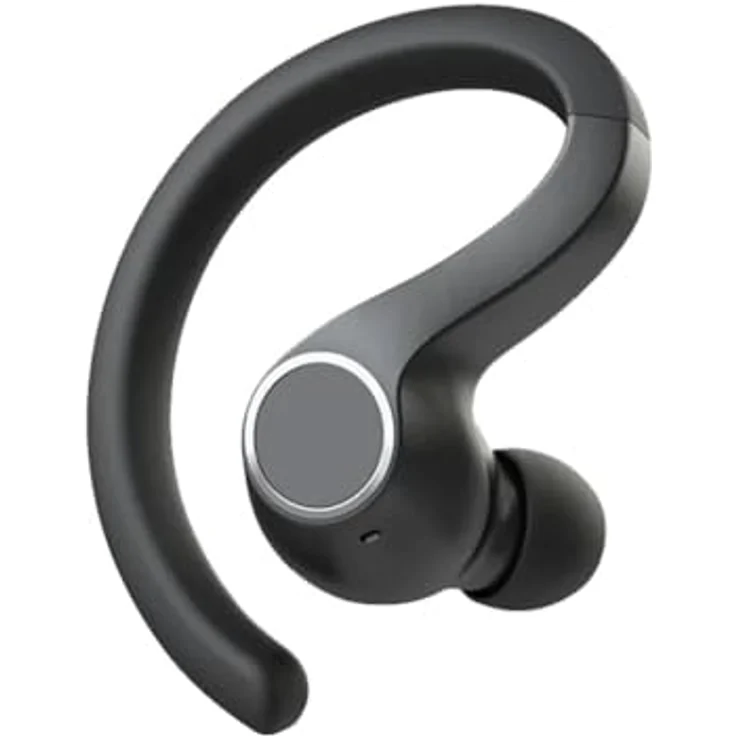 SonidoLab Sensory Sport True Wireless Earbuds, kabellose In-Ear Kopfhörer mit IP66-Schweißresistenz in Schwarz – Bild 4