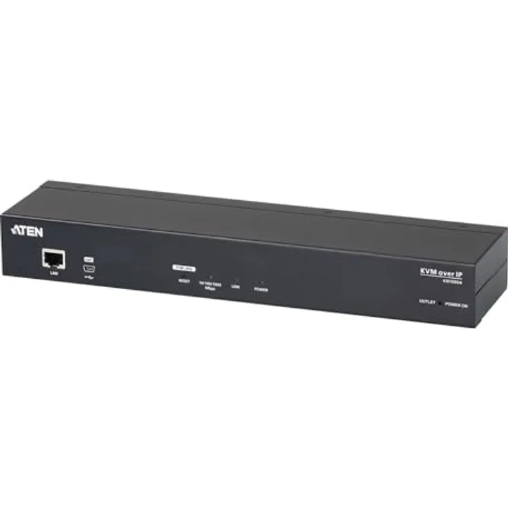 ATEN KN1000A Schwarz Tastatur-Video-Maus (KVM)-Switch, KN1000A