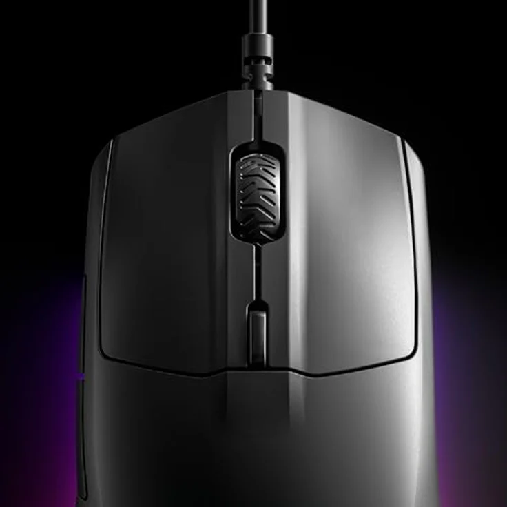 SteelSeries Rival 3 Gaming Mouse - 8,500 CPI TrueMove Core Optical Sensor - 6 Programmable Buttons - Split Trigger Buttons - Brilliant Prism RGB Lighting – Bild 4