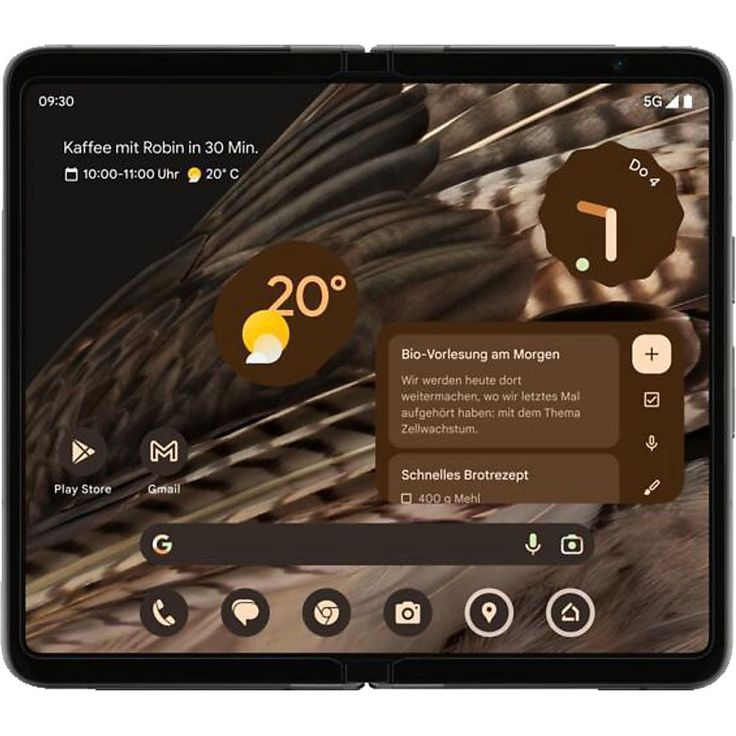 Google Pixel Fold Dual SIM 256 GB Obsidian – Bild 1