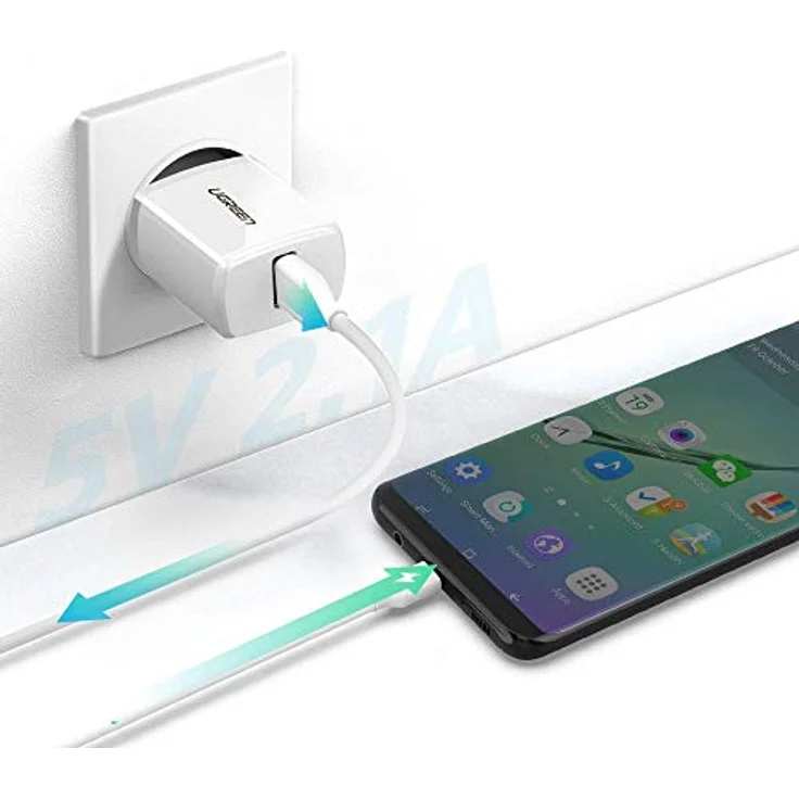 UGREEN 2.1A 10.5W USB-A Ladegerät, Schwarz, mit Multi-Protection Funktion und universeller Kompatibilität – Bild 5