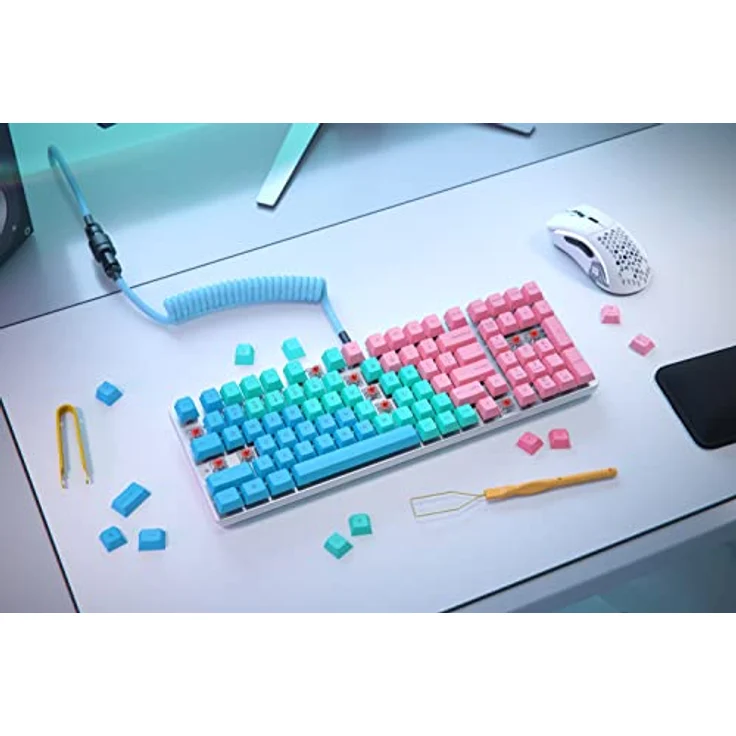 Glorious Gaming GMMK 2 Full Size (96%) Barebones (Frame Only) – Mechanisches Gaming-Tastaturgrundgerüst, Aluminium, RGB, International/ISO Layout - Weiß - Preisvergleich – Bild 5