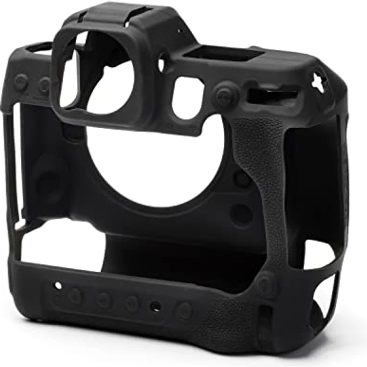 easyCover Silikon Kameratasche für Nikon Z9, maßgeschneiderter Schutz gegen Stöße und Kratzer, Schwarz – Bild 2