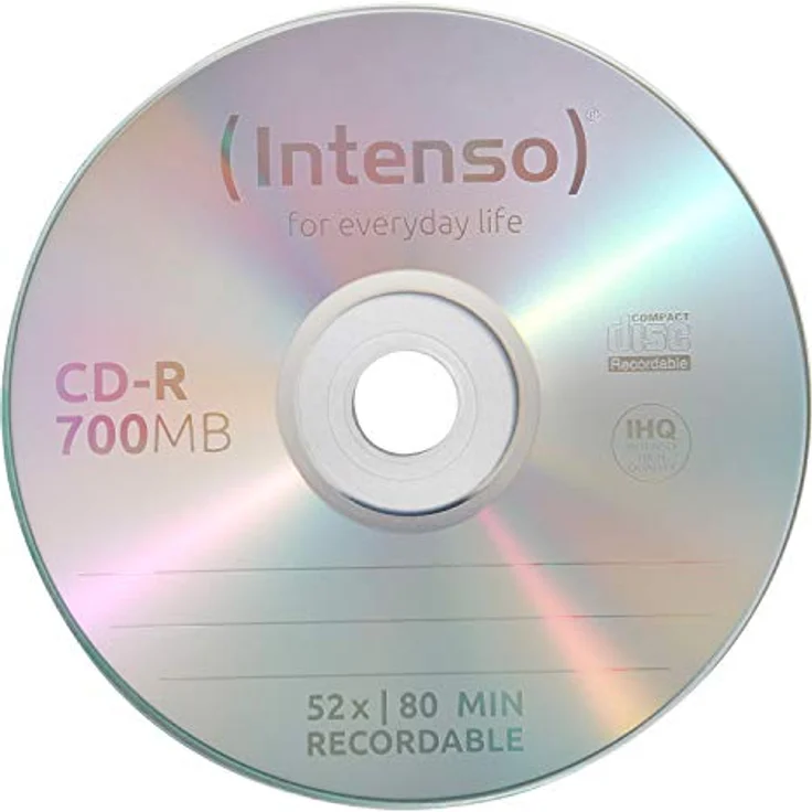 Intenso CD-R 100er Spindel 700MB 52x Speed CD-Rohlinge - Preisvergleich – Bild 2
