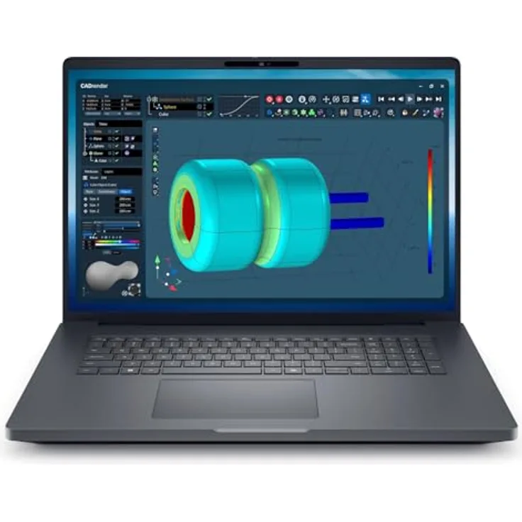 Dell Pro Max 18 Plus MB18250, 18" QHD+ Laptop mit Intel Core Ultra 9 285HX, RTX PRO 3000, 32 GB RAM, 1 TB SSD, Windows 11 Pro, Wi-Fi 7, NFC, Magnetit