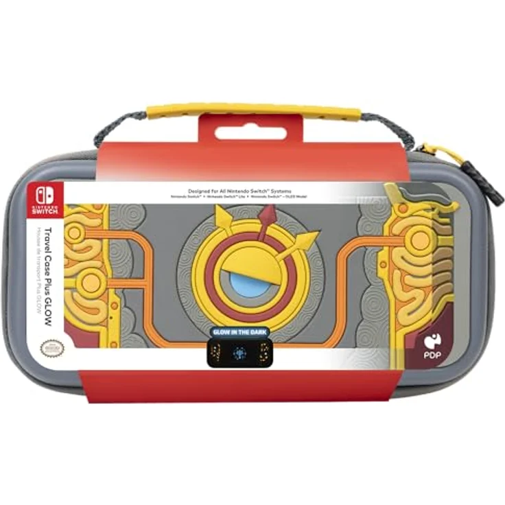 PDP Travel GLOW Case Purah Pad, luminescentes Aufbewahrungsetui mit integriertem Stand für Nintendo Switch, Switch Lite und OLED Model – Bild 8