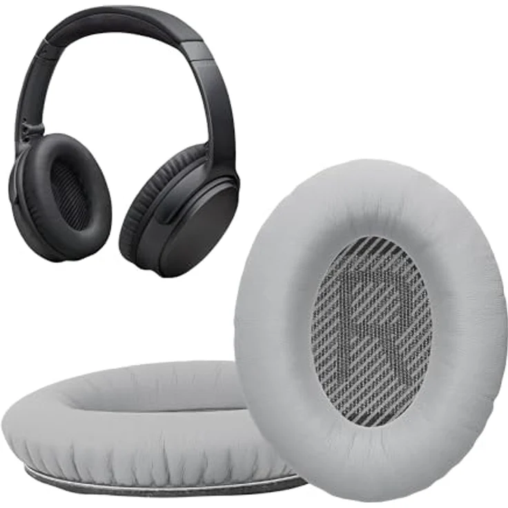 kwmobile Kopfhörer (2x Ohrpolster für Bose Quietcomfort 35 - QC35 wireless II - Kunstleder Ersatz Ohr Polster für Overear Headphones) – Bild 2