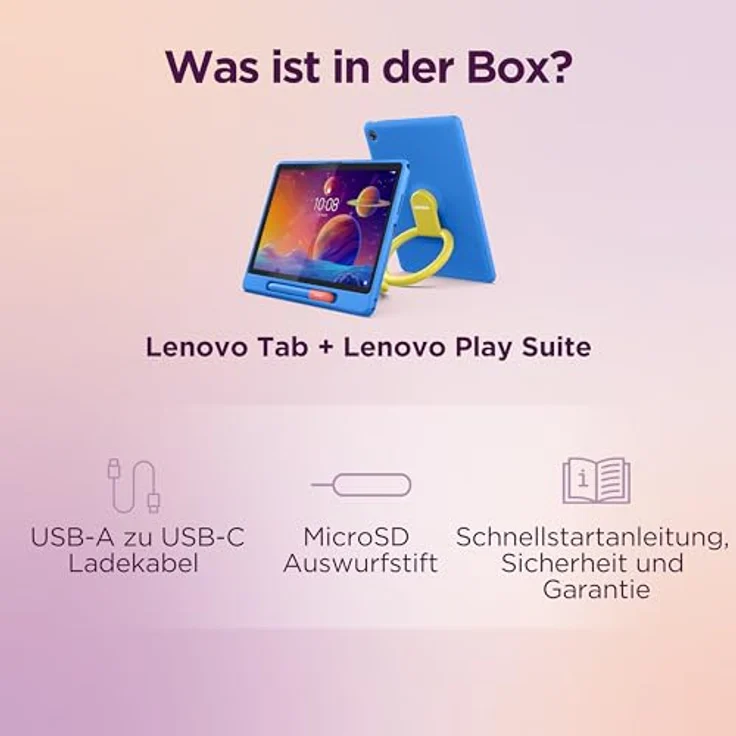 Lenovo TB311FU Tab 10.1" Tablet, MediaTek G85, 4GB RAM, 64GB Speicher, IP52-zertifiziert, WUXGA-Display mit 1920x1200 Auflösung – Bild 14