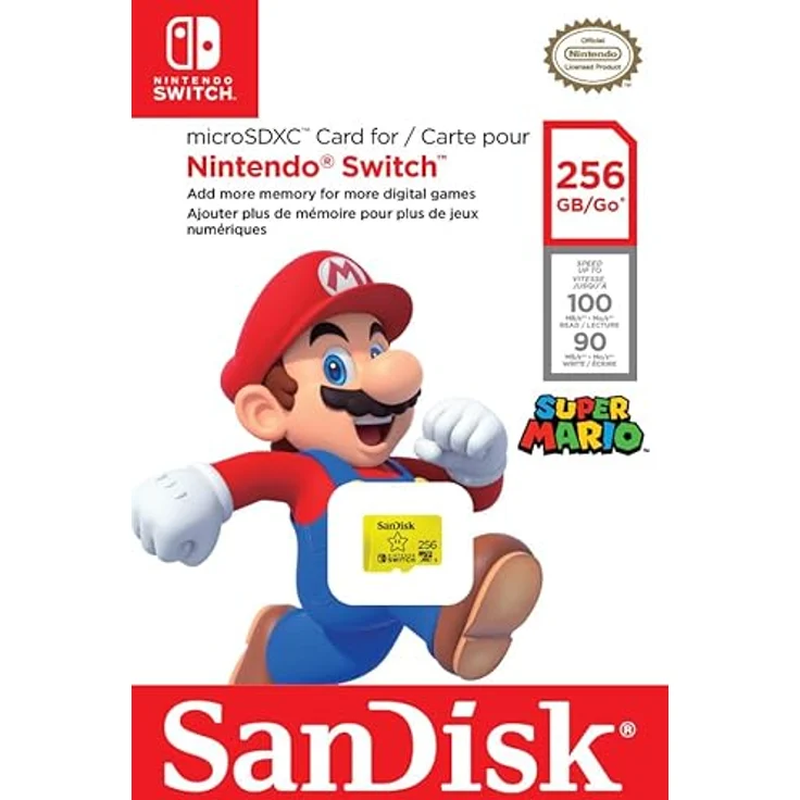SanDisk 256GB Microsdxc Speicherkarte für Nintendo Switch, Gelb – Bild 6