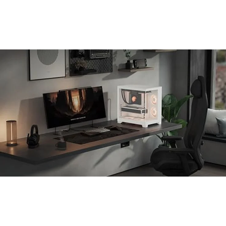 Fractal Design Pop 2 Vision RGB, Tower-Gehäuse mit Panorama-Glas, für Grafikkarten bis 412 mm, inklusive 4 Reverse-Blade-Lüfter, weiss – Bild 6