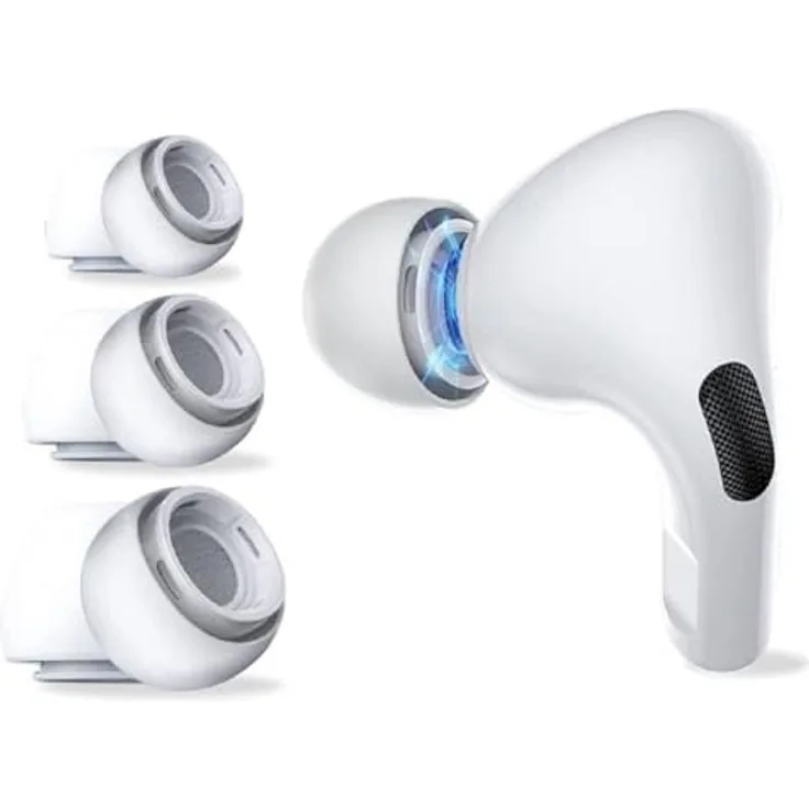 cofi1453 Silikon-Ohrstöpsel für Apple Airpods Pro 3er-Pack In-Ear-Kopfhörer, verbessert Komfort und verhindert Herausfallen