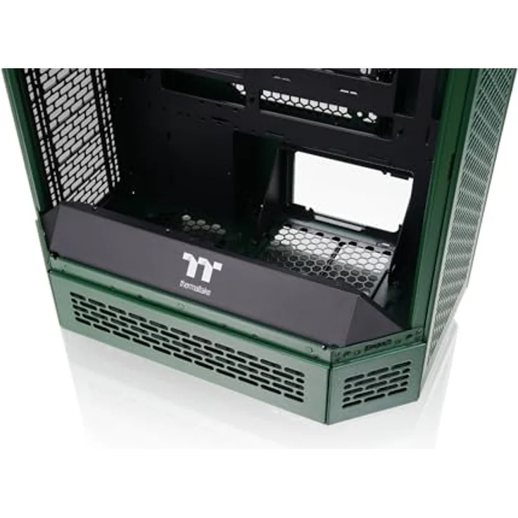 Thermaltake The Tower 600 Mid Tower Chassis | Hidden Connector | Racing Green, PC-Gehäuse mit vertikalem Design und Kühlungsunterstützung bis zu 420 mm AIO-Radiator – Bild 5