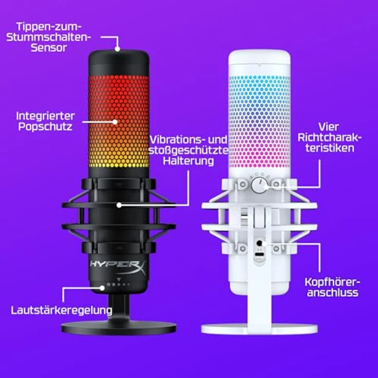 HyperX QuadCast S (Podcasting), Mikrofon – Bild 6