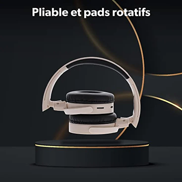 T'nB Kabellose Bluetooth-Kopfhörer Single 2, 8 Stunden Hörzeit, verstellbar, integriertes Mikrofon, für Sport und Training, Rosa – Bild 5