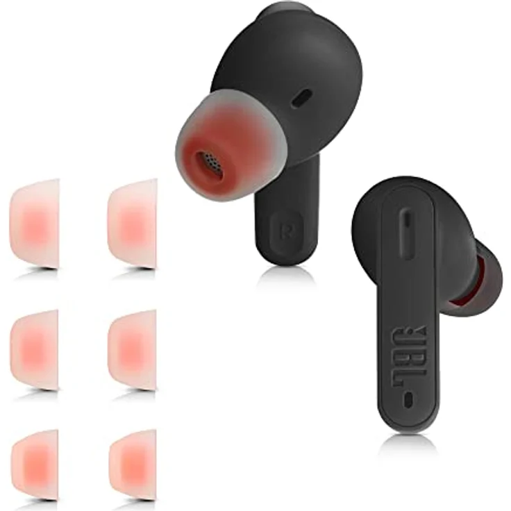 kwmobile 6x Polster für JBL Tune 230 NC TWS / T230NC, Silikon Ohrstöpsel in 3 Größen (S/M/L) für höchsten Tragekomfort – Bild 6