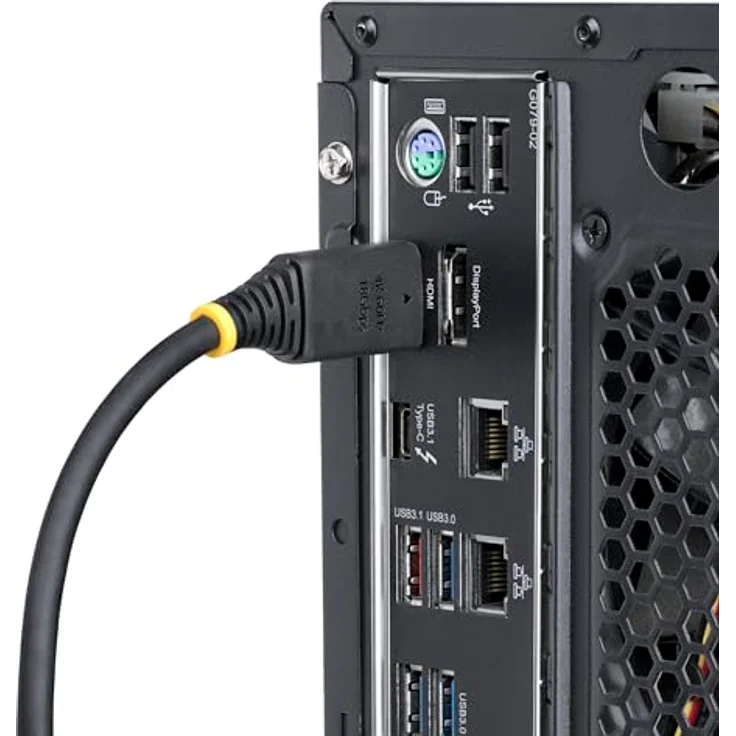 StarTech.com 1,8m High Speed HDMI-Kabel mit Griff-Steckern, 4K 60Hz, 1440p 144Hz, HDR10, HDCP 2.2, TPE-Mantel, Schwarz – Bild 9