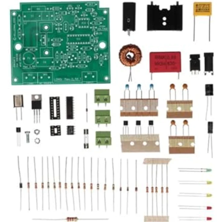 Velleman Whadda Lötbausatz, vielseitiger Dimmer mit Mikroprozessortechnologie, 13 Funktionen, Soft Start, Sicherungssystem und programmierbaren Verzögerungszeiten – Bild 2