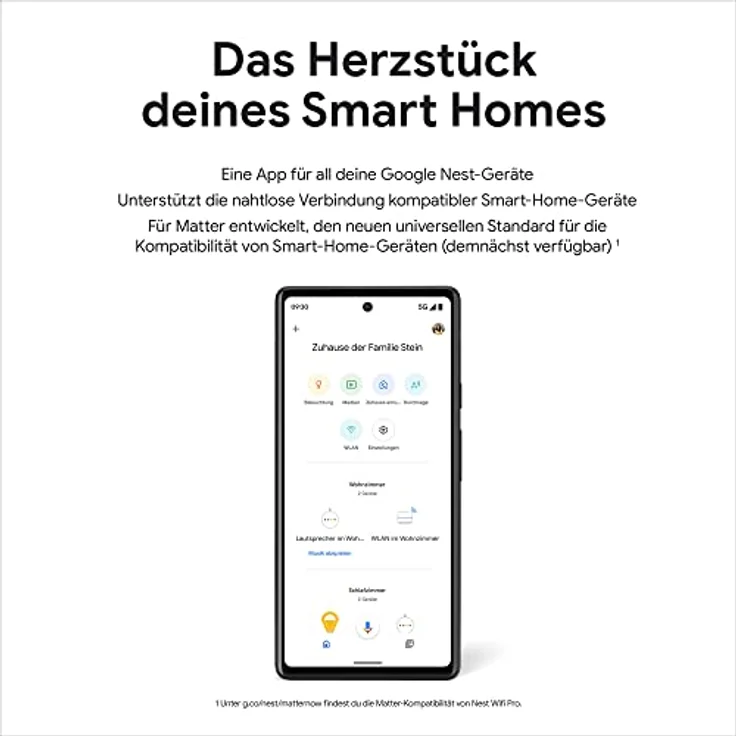 Google Nest Wifi Pro, Router mit Wi-Fi 6E, hohe Geschwindigkeit, abdeckend bis 120 m², Weiss – Bild 6