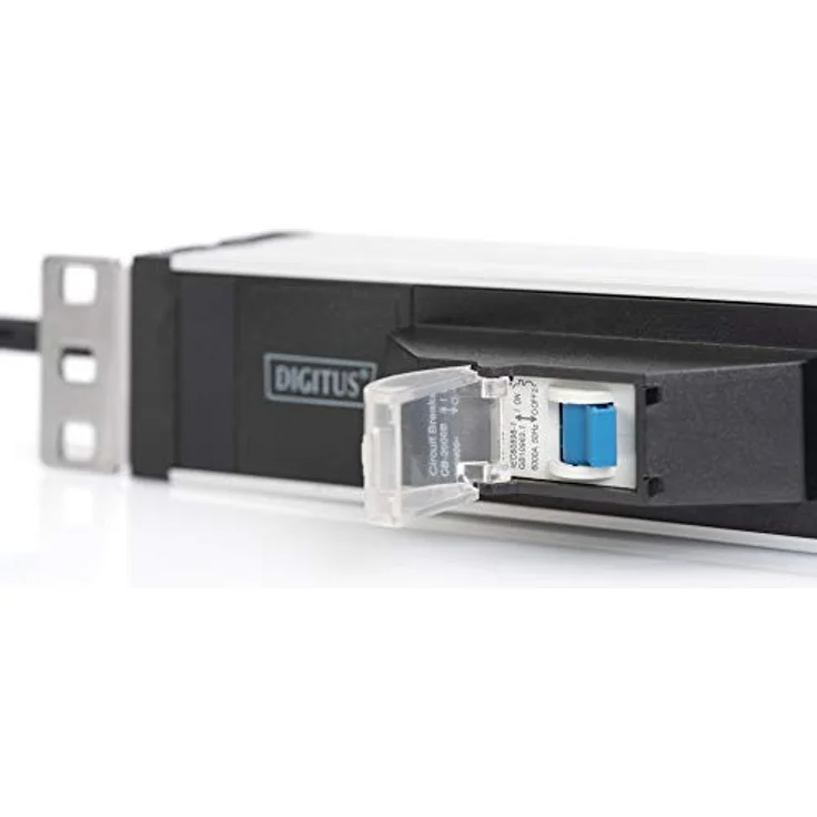 DIGITUS 1HE Aluminium Steckdosenleiste, Rack Mount, 6X Schutzkontakt, 16A, 4000W, 250VAC 50-60Hz, – Bild 6