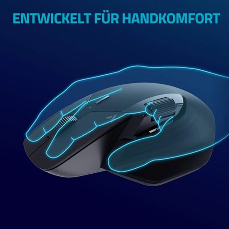 Rapoo VT0Mini, 26000 DPI Gaming Maus mit 2.4 GHz, 650 IPS, 50G, Schwarz – Bild 8