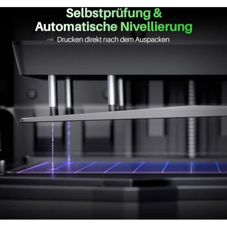 ELEGOO Saturn 4 MSLA Resin 3D Drucker, 10 Zoll 12K HD Monochrom-LCD, Intelligente Automatische Nivellierung, Großes Druckvolumen 218x122x220 mm³ – Bild 4