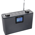 PEAQ PDR 190 DAB+ Radio, DAB+/FM Empfang, Schwarz