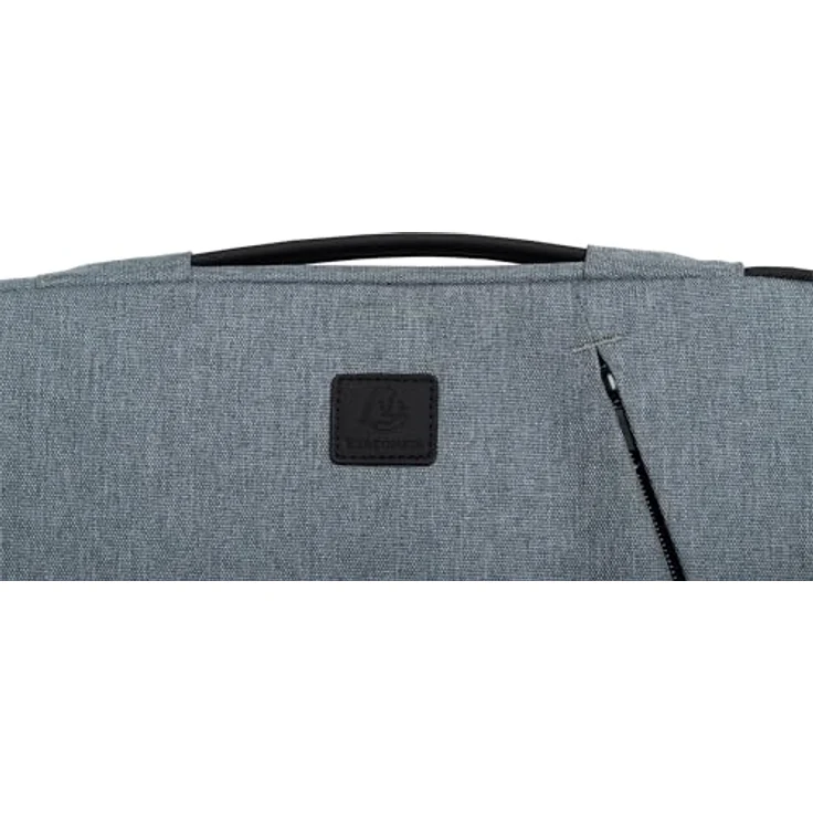Exacompta Laptophülle business (14.02"), Notebooktasche mit Schaumstoffpolsterung und einziehbarem Griff, Grau – Bild 5