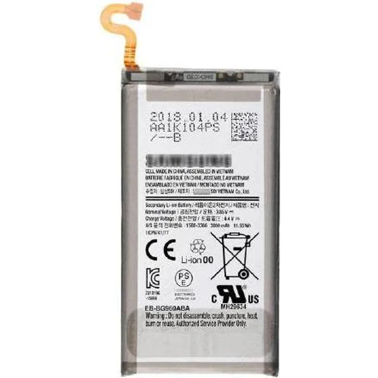 Samsung EB-BG965ABE, Smartphone Akku für Galaxy S9 Plus, 3500 mAh, 3,85V, original und zuverlässig