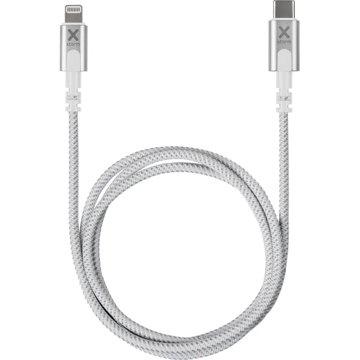 Xtorm USB-C zu Lightning Kabel CX2030, 1 Meter schnelles Ladekabel für iPhone/iPad/iPod, weiß