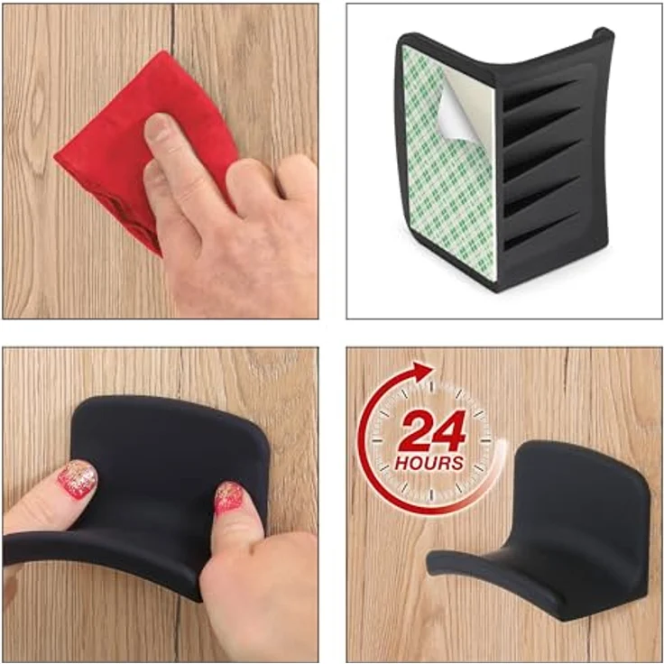 Dynavox KH-300, Kopfhörerhalterung in Schwarz, stabil und mit Silikonoberfläche für sicheren Halt – Bild 6