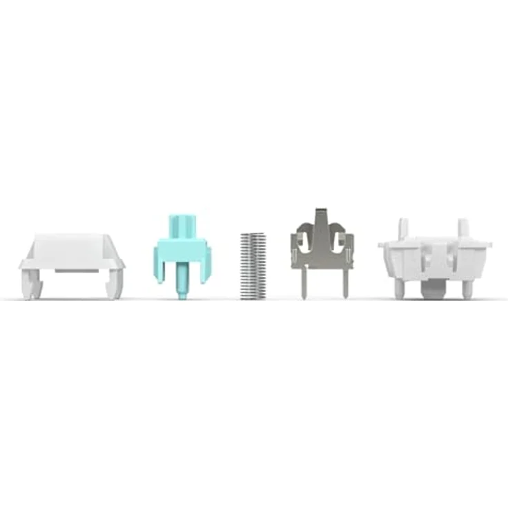 Glorious Lynx Standard Switches, mechanisch, 5-Pin, linear, MX-Stem, 40g - lubed, 36 Stück, schwarz. – Bild 5