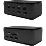 i-tec USB 4 Dockingstation 2x4K/1x8K - 1x DisplayPort, 1x HDMI, 1x GLAN, 1x USB-C 3.2 Gen2, 3X USB 3.2 Gen2, 3X USB 2.0, 1x SD/microSD, 1x Audio/Mik