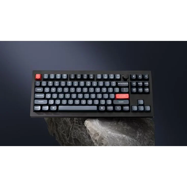 Keychron V3 Max TKL Custom Wireless Mechanische Tastatur, 2.4 GHz/Bluetooth/USB-C 3-Mode RGB, QMK/VIA Programmierbare Makros, Hot-Swap PBT Tastenkappen Gateron Jupiter Red – Bild 5