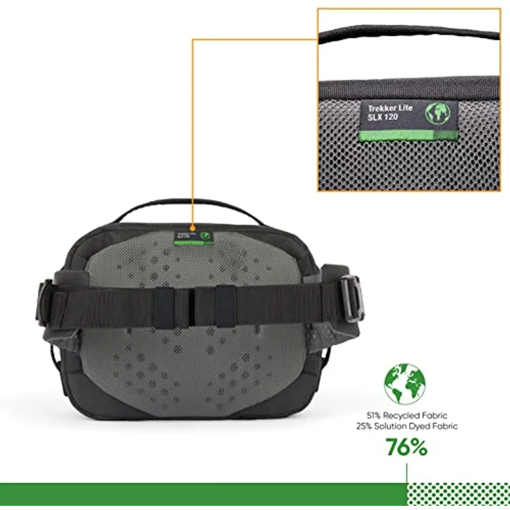 Lowepro Trekker Lite SLX 120 (6.50 l) Kameratasche, Schwarz, ideal für Reisefotografie-Abenteuer – Bild 2