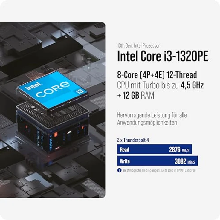 QNAP TBS-H574TX-I3-12G (0 TB), NAS – Bild 4