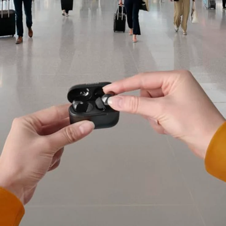 Hama Passion Clear II, Kabelgebundene Kopfhörer mit Active Noise Cancelling (ANC), 200 Stunden Akkulaufzeit, Schwarz – Bild 8