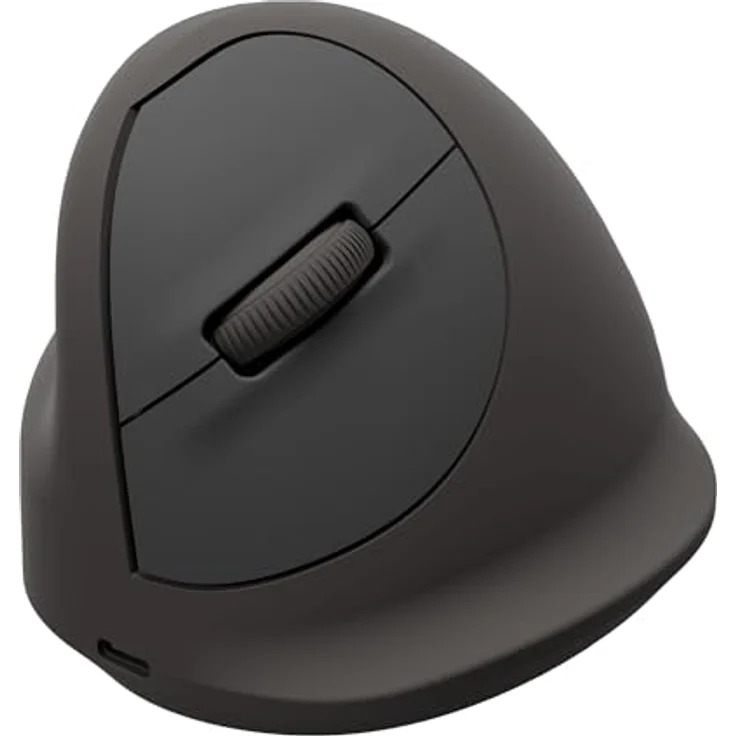 Fellowes Breyta Plus+ Ergonomische Maus, Kabelgebunden und Kabellos, Schwarz, für Rechtshänder*innen mit ergonomischer Handform – Bild 1
