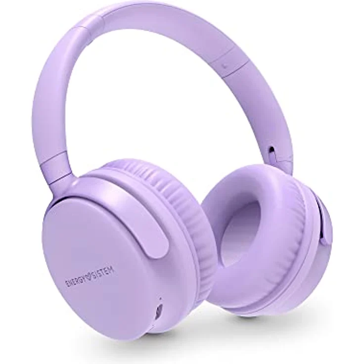 Energy Sistem Headphones Bluetooth Style 3 Lavender Kabellose Kopfhörer Falthelme (Bluetooth® 5.1, Deep Bass, HQ Voice Calls, Long Battery Life: 25 h) - Violett – Bild 1