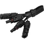 Superflaches Kabel mit MC4-Anschlüssen