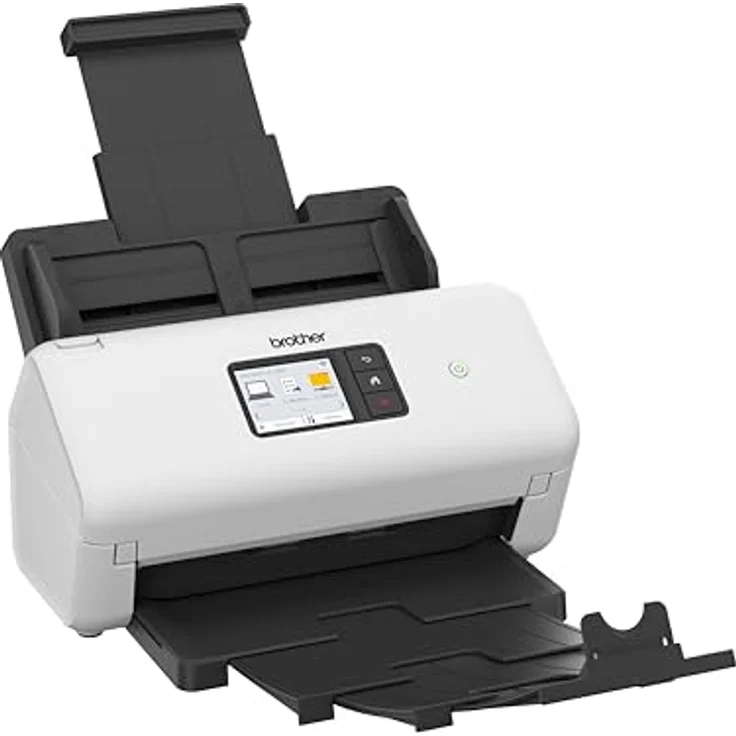 Brother ADS-4550W Dokumentenscanner, schwarz, Duplex-Funktion, 600 x 600 dpi, 35 Seiten/Minute, 7,1 cm Farb-Touchscreen, WLAN und USB 3.0 – Bild 4