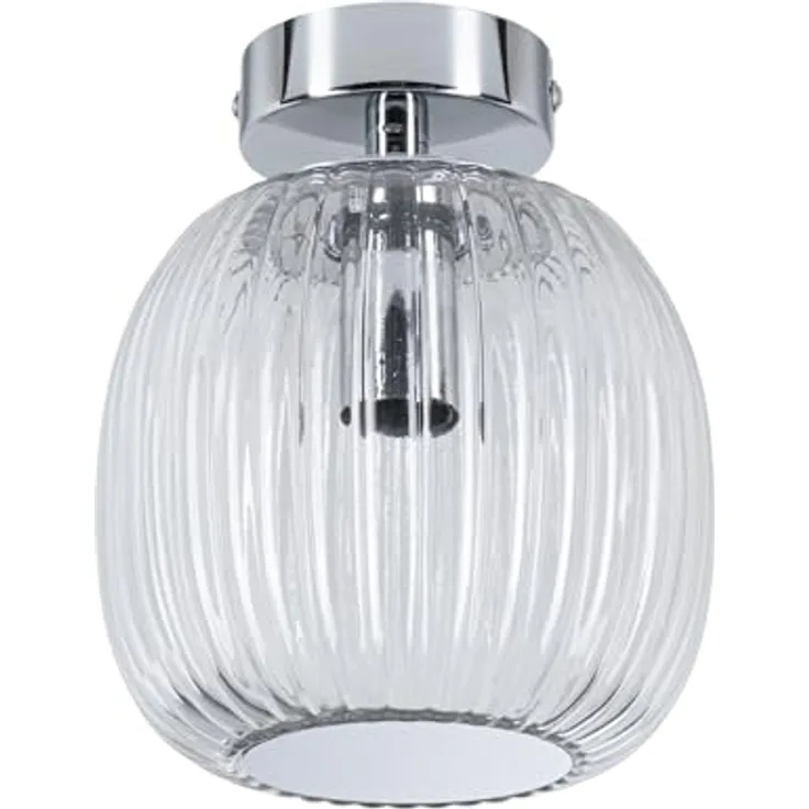 Paulmann 71141 Selection Bathroom Deckenleuchte Ruya IP44 E14 230V max. 20W Glas, Chrom Wand-/Deckenleuchte, Badbeleuchtung