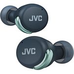 JVC HA-Z330T-G - Kompakte True Wireless Ohrhörer, aktives Noise Cancelling, geringes Gewicht, stylisches Design, BT 5.2, wasserdicht (IPX4), 21 Stunden Spielzeit, Low-Latency Modus für Spiele, (Grün)