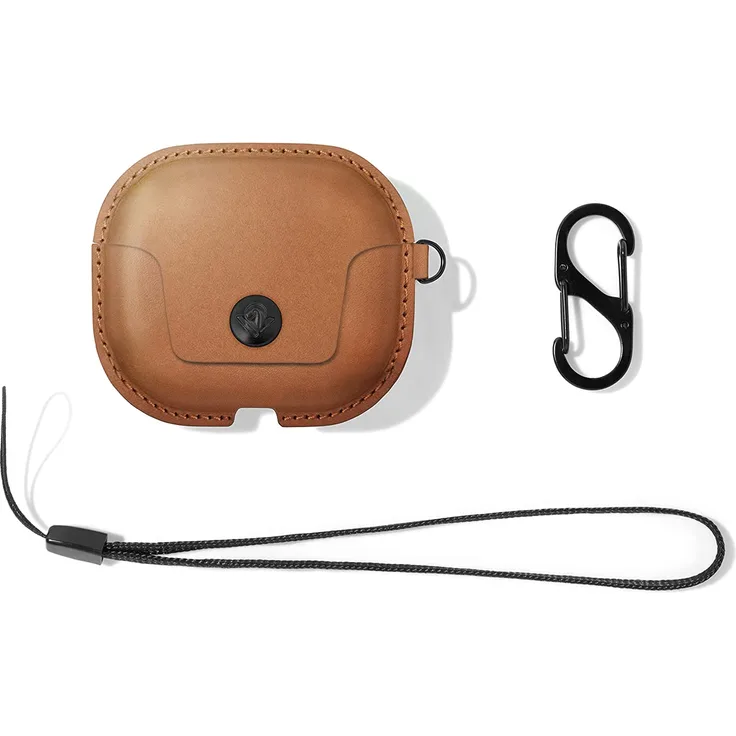 TwelveSouth AirSnap Airpods Gen3 Cognac (Ladecase Hülle), Kopfhörertasche + Schutzhülle, Braun