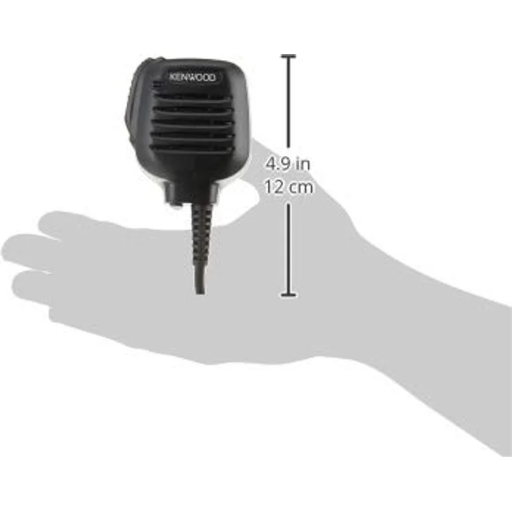 Kenwood KMC-45D Lautsprechermikrofon robuste Ausführung, schwarz – Bild 3