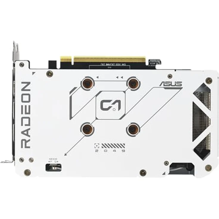 ASUS DUAL-RX9060XT-16G-WHITE, 16GB GDDR6 Grafikkarte mit Axial-Tech-Lüftern, HDMI und DP, weiße Variante – Bild 6